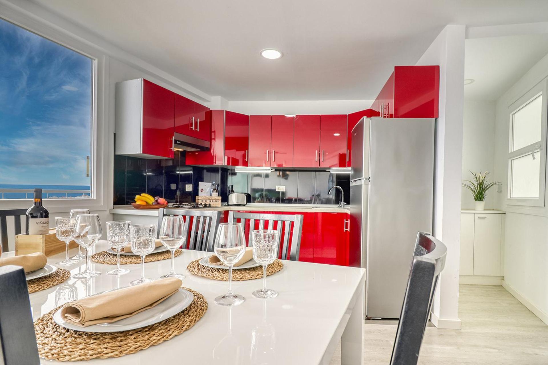 Central Modern Apartment With Private Parking & Ocean View & Coffee Corner Икод де лос Винос Екстериор снимка
